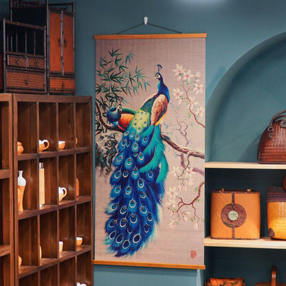 Chinese Style Bamboo Wall Art with 4 Patterns