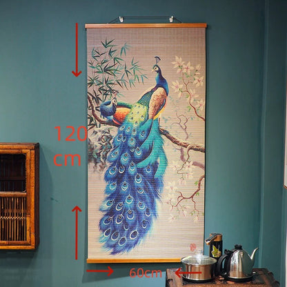 Chinese Style Bamboo Wall Art with 4 Patterns