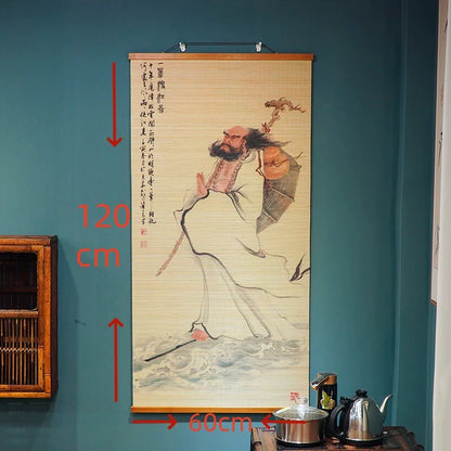 Chinese Style Bamboo Wall Art with 4 Patterns