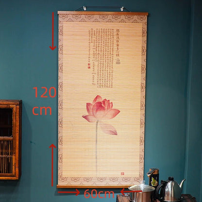 Chinese Style Bamboo Wall Art with 4 Patterns
