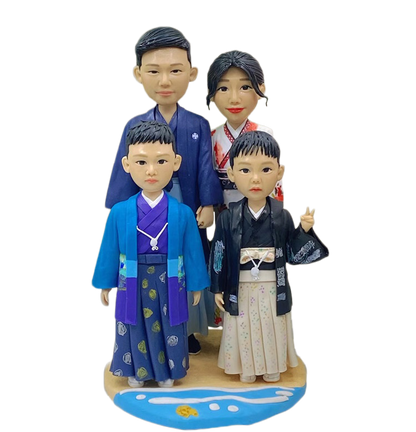 Custom Polymer Clay Figurine from Photo – Handmade Realistic Miniature Doll of You, Couple or Pet | Personalized Birthday, Wedding or Anniversary Gift